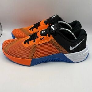 Nike Metcon 10 Orange White Blue Cross Training Shoe HJ1875-802 Mens 8 Women 9.5